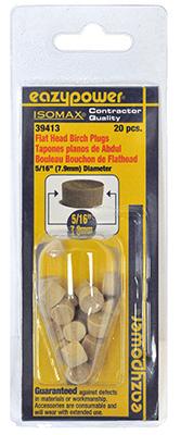 20PK 5/16 FLT Head Plug