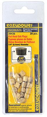 20PK 1/4 Oak FH Plug