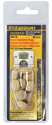 20PK 1/2 RND Head Plug