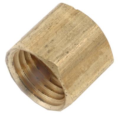 PIPE CAP 1/2" BRASS LF