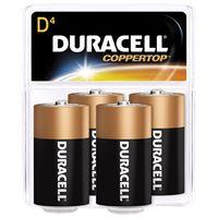 BATTERY ALKALINE CU TOP CD-4D