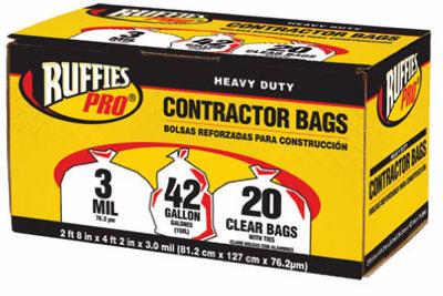 20PK 42GAL CLR Cont Bag