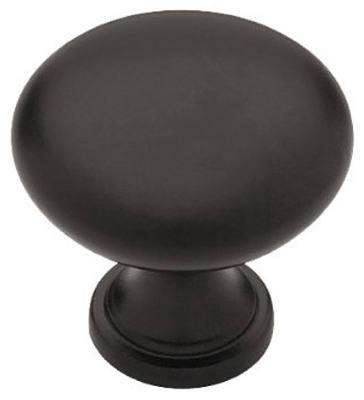 2PK1-1/4" BLK GARR KNOB