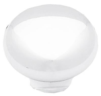 2PK1-3/8" WHT RND KNOB