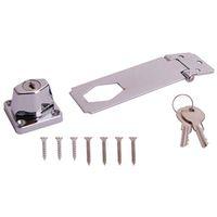 HASP SAFETY KYD 4-1/2 CHROME