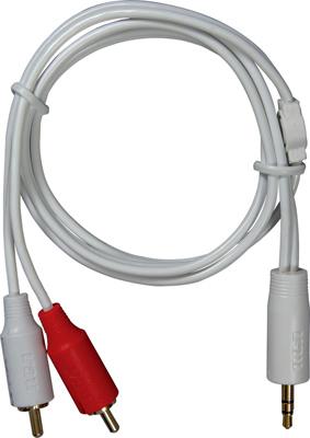 3.5MM Y TO RCA PLUG