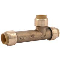 TEE SLIP BRASS 1/2X1/2X1/2IN