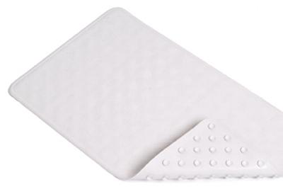 14X24 WHT CIRC BATH MAT