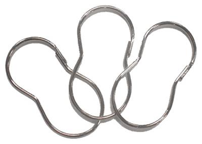12PK CHR Wire SHWR Hook