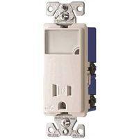 RECEPTACLE DECORATOR WHT