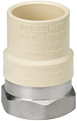 3/4"FIP SS CPVC Adapter