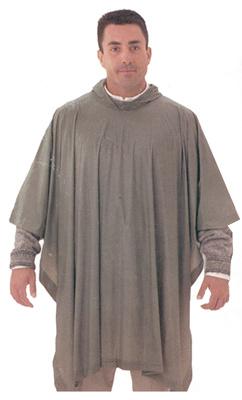 PONCHO VINYL 50"X80"OLIV