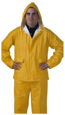 XL YEL PVC Rainsuit