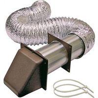 VENT KIT DRYER ALUM 4INX8FT BR