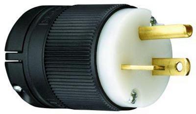 20A125V BLK GRND PLUG