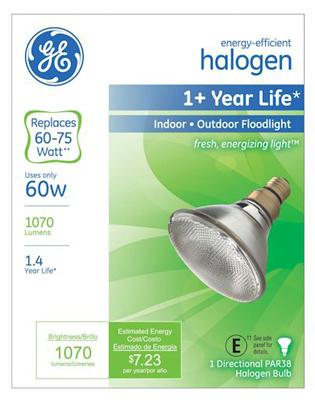 GE 60W HALO FLD BULB