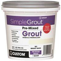 GROUT PREMIXED BRIGHT WHT 1QT