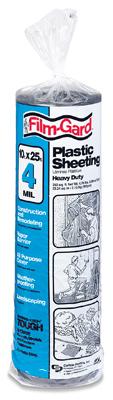 10X25 4MIL BLK SHEETING