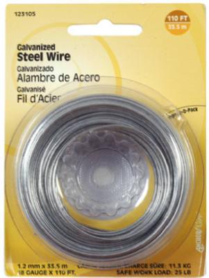 110' 18GA GALV WIRE