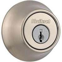 2-CYL DEADBOLT K6 SATIN NICKEL
