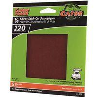 220GRIT PSA 1/4 SHEET 5PK