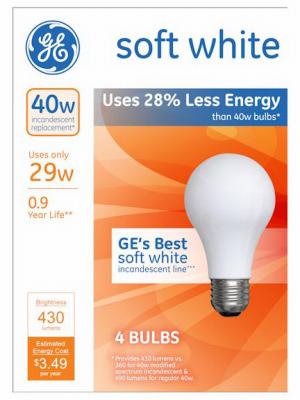 GE4PK 29W WHT HALO BULB