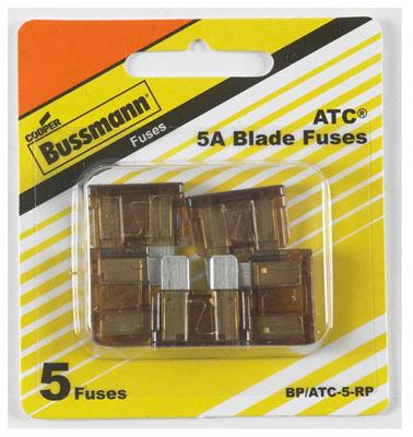 5PK 5A Tan Auto Fuse