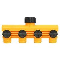 CONNECTOR TAP MNFLD 4WAY GREEN