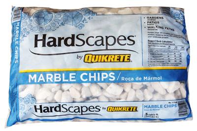 .4CUFT WHT Marble Chips