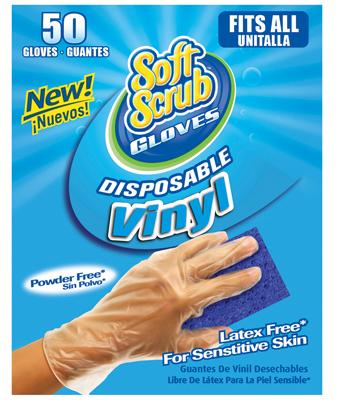 50CT Disp Vinyl Gloves