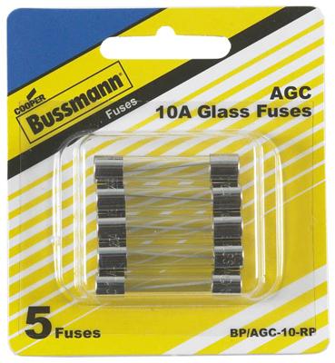 5PK 10A Ferrule Fuse