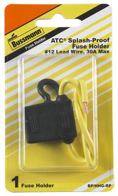 BLK INLINE FUSE HOLDER