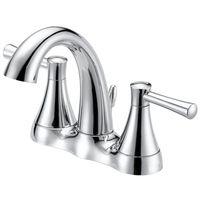FAUCET LAV 4IN 2HNDL LEVER CHR