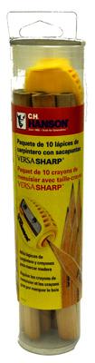 10PK Pencil/Sharpener