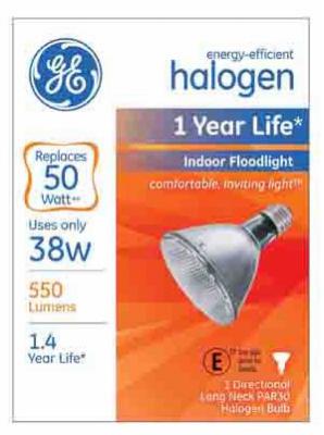GE 38W HALO FLD BULB