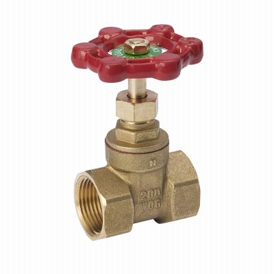 2" BRS THRD Gate Valve