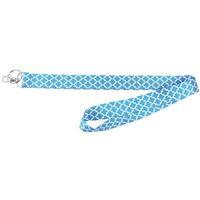 LANYARD W/ASST BLUE 1IN