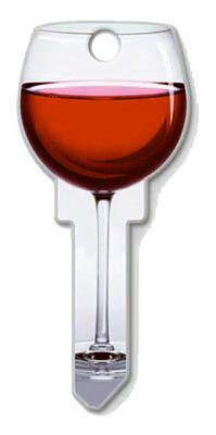 KEY BLANK RED WINE SCHLAGE