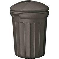 CAN GARBAGE PLSTC BLACK 32 GAL