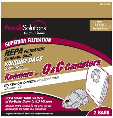 3PK KENM CANIST VAC BAG