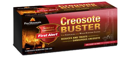 132CREOSOTE BUST FIRE LOG
