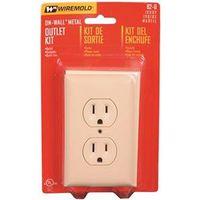 OUTLET BOX DUP SWITCH IVORY