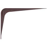 BRACKET SHELF CHOCOLATE 6X8IN