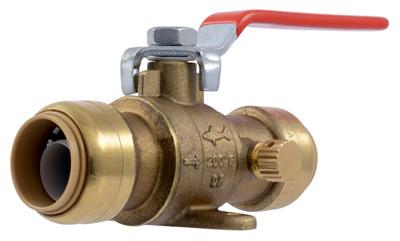 3/4" Ball Valve & Drain