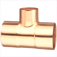 TEE COPPER WROT 1X1X1/2