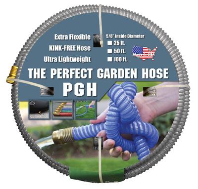 5/8" X 50'  GRAY  PERFECT GARDEN HOSE 