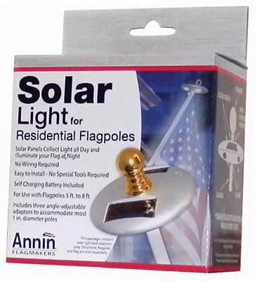 FLAG POLE SOLAR LIGHT