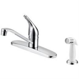 FAUCET KITCHEN 8IN LEVER CHRM