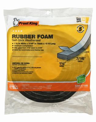 1-1/4X7/16 BLK FOAMTAPE