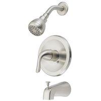FAUCET TUB/SHOWER SGL HNDL NKL